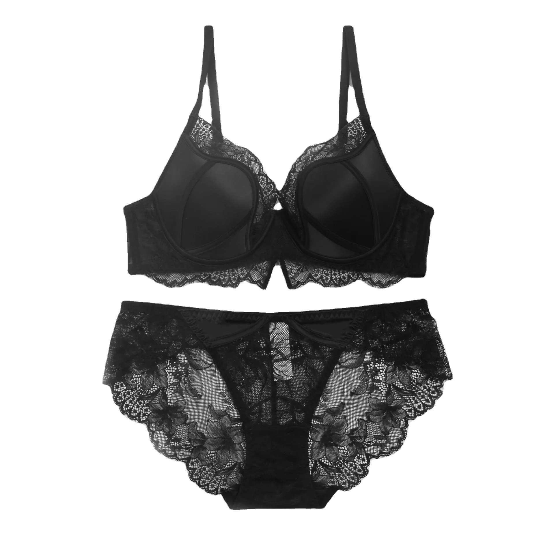 Summer Solid Color Cup Lace Bra Thin Collection Side Breast Small Chest Gathering No Steel Ring Underwear Women's Set
Summer Solid Color Cup Lace Bra Thin Collection Side Breast Small Chest Gathering No Steel Ring Underwear Women's Set