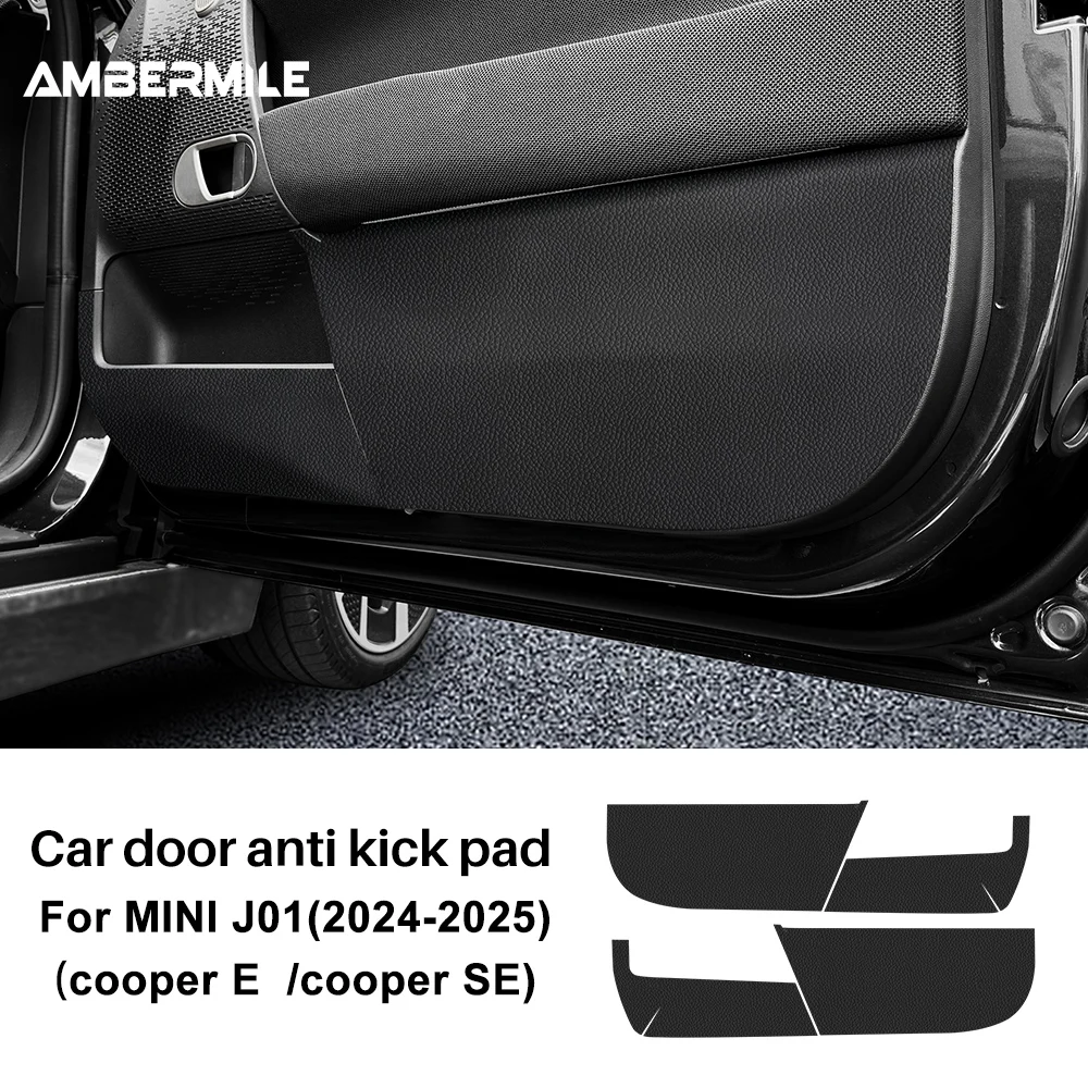 AMBERMILE for Mini Electric Cooper J01 E SE 2024 2025 Anti-Kick Mat Suede Leather Door Sticker Soil-Proof Children's Kick Pad
AMBERMILE for Mini Electric Cooper J01 E SE 2024 2025 Anti-Kick Mat Suede Leather Door Sticker Soil-Proof Children's Kick Pad