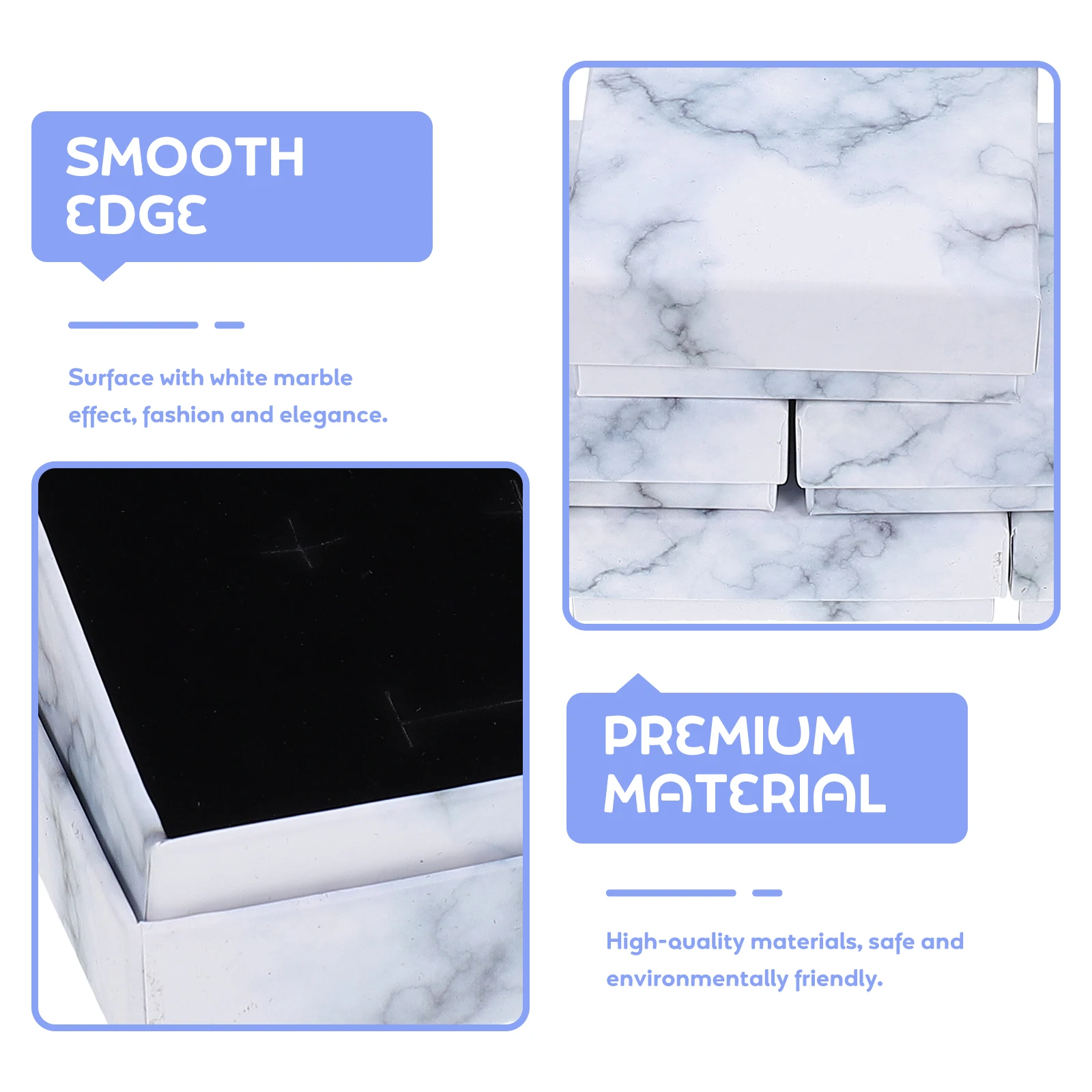 8pcs Marble Pattern Jewelry Storage Boxes Premium Paper Sturdy Durable Organizers For Earrings Necklaces Rings Compact
8pcs Marble Pattern Jewelry Storage Boxes Premium Paper Sturdy Durable Organizers For Earrings Necklaces Rings Compact