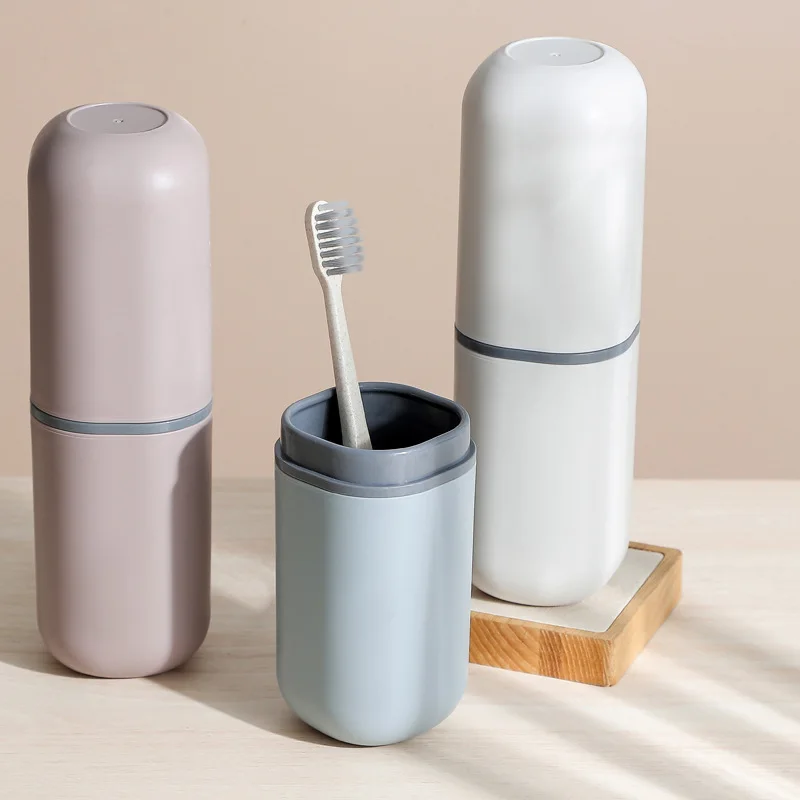 Travel Toothbrush Cup Bathroom Tumbler Cups Portable Toothbrush and Toothpaste Case Multifunctional Travel Cup Organizer
Travel Toothbrush Cup Bathroom Tumbler Cups Portable Toothbrush and Toothpaste Case Multifunctional Travel Cup Organizer