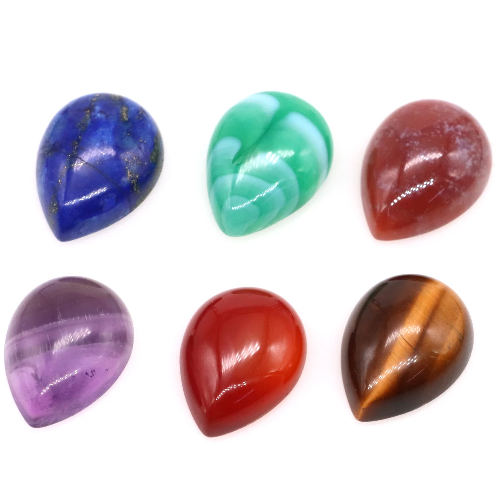 15x20mm Natural Stone Water Drop Flat Back Cabochons Crystals Gems Beads for Needlework Jewelry Making Necklace Rings Accessorie
15x20mm Natural Stone Water Drop Flat Back Cabochons Crystals Gems Beads for Needlework Jewelry Making Necklace Rings Accessorie