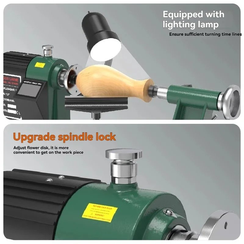 2025 1150W Woodworking Lathe Micro Machine Tool Infinite Speed Regulation Small Household Lathe
2025 1150W Woodworking Lathe Micro Machine Tool Infinite Speed Regulation Small Household Lathe