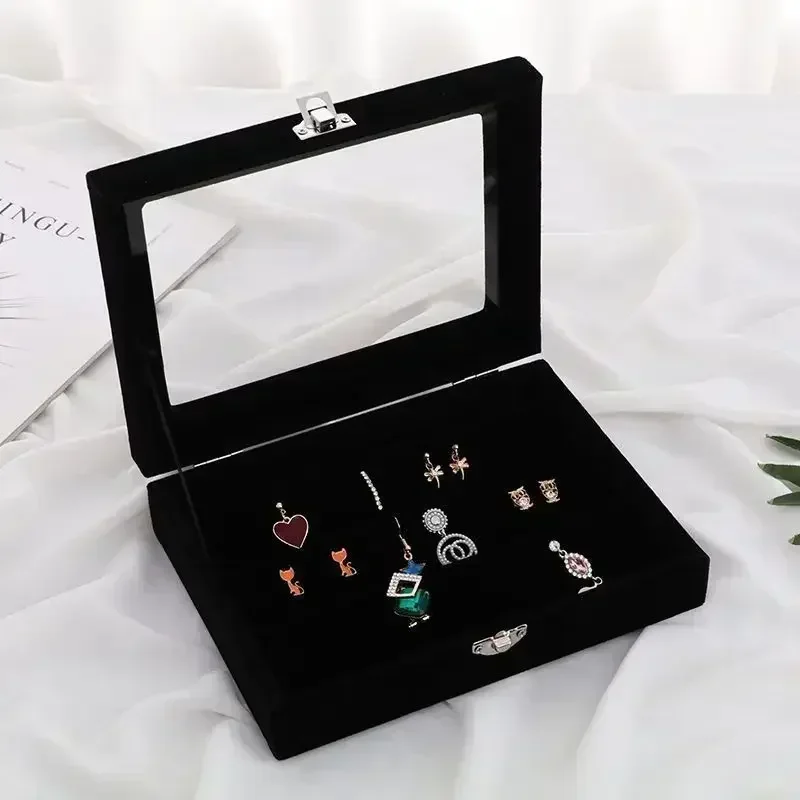 New 1PC Jewelry Storage Box Wholesale Home Jewelry Display Box with Covered Necklace Ring Jewelry Organizer
New 1PC Jewelry Storage Box Wholesale Home Jewelry Display Box with Covered Necklace Ring Jewelry Organizer