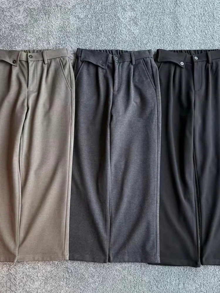 Новые мужские зимние утепленные эластичные твидовые брюки свободного кроя 2025 года, универсальные прямые брюки-трубы
Новые мужские зимние утепленные эластичные твидовые брюки свободного кроя 2025 года, универсальные прямые брюки-трубы