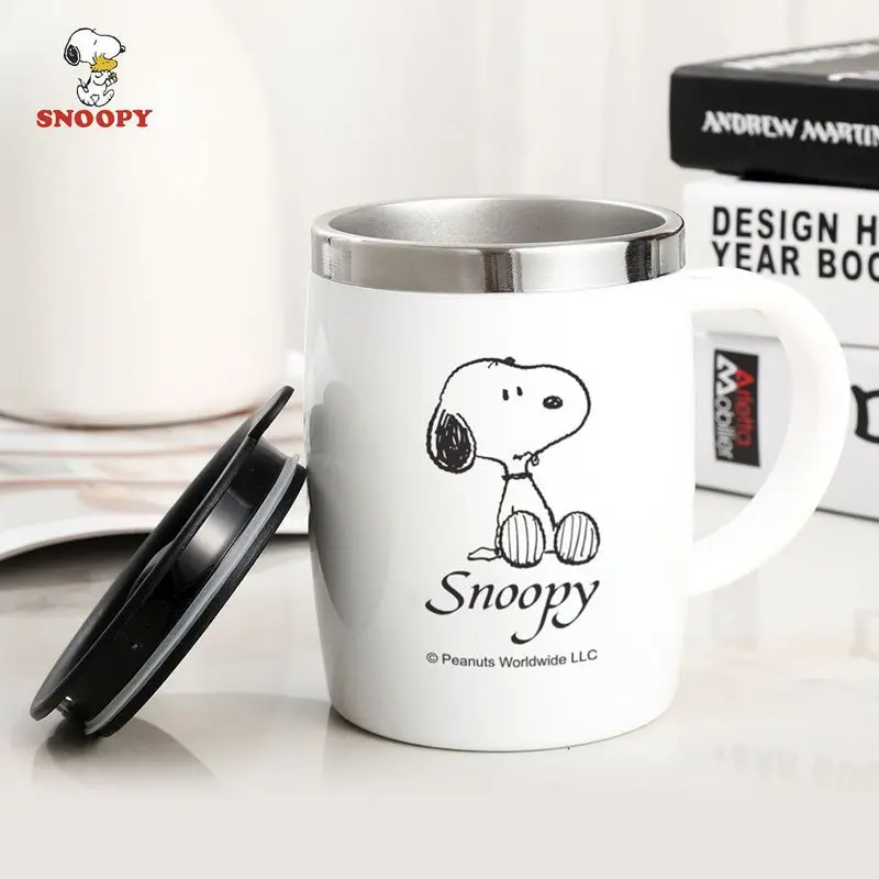 Чашка для воды Snoopy, изоляционная и изоляционная кружка из нержавеющей стали 304, с крышкой для мужчин и женщин, офисная чашка для воды
Чашка для воды Snoopy, изоляционная и изоляционная кружка из нержавеющей стали 304, с крышкой для мужчин и женщин, офисная чашка для воды
