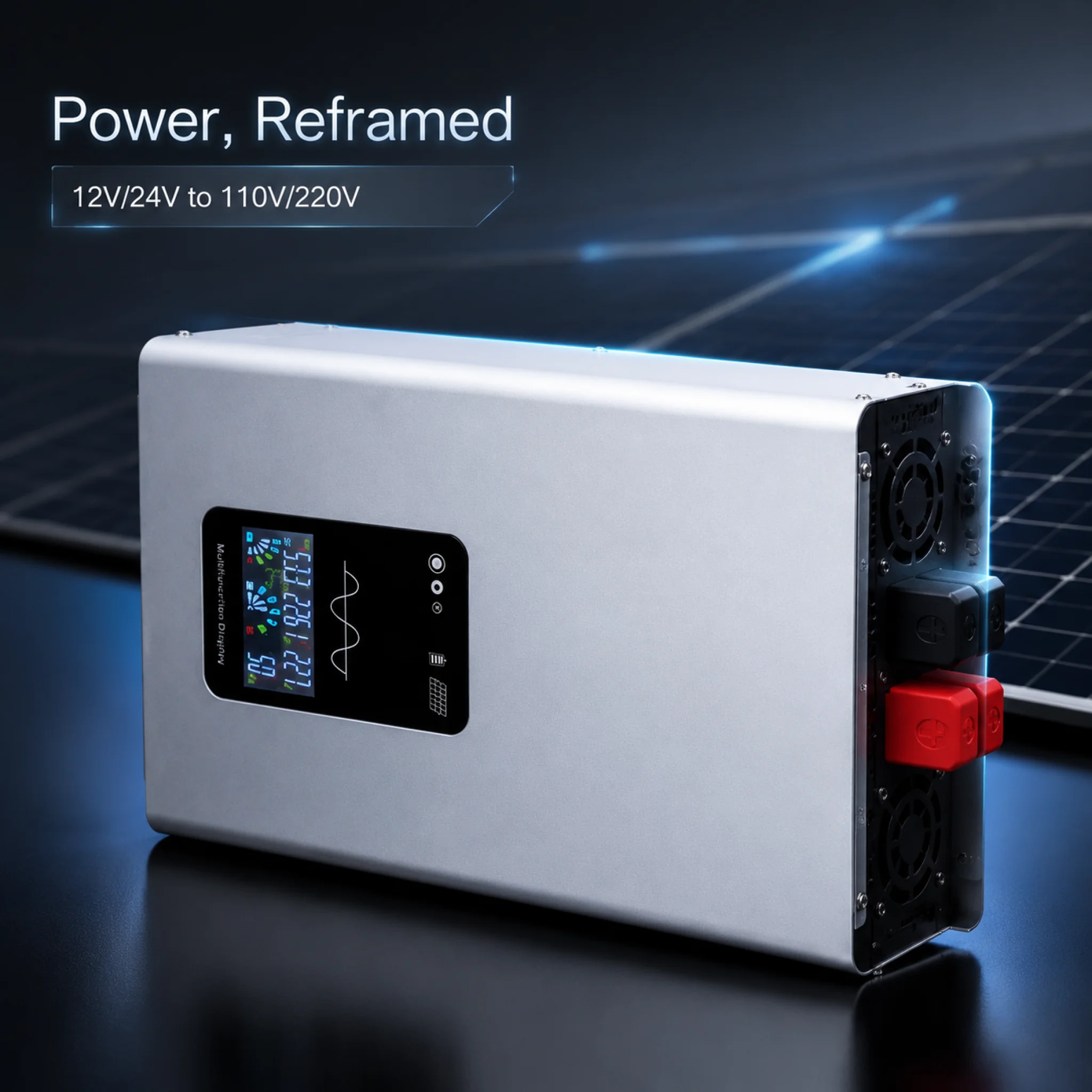 1600W/ 2600WPure Sine Wave Inverter 12V to 110V/220V with LCD Display US Socket for Car RV Camping - Power Converter
1600W/ 2600WPure Sine Wave Inverter 12V to 110V/220V with LCD Display US Socket for Car RV Camping - Power Converter