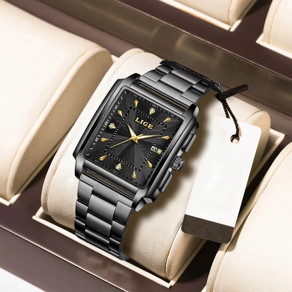 LIGE Fashion Business Watch Men Square Sport Waterproof Watches For Men Top Brand Luxury Military Quartz Chronograph Wristwatch
LIGE Fashion Business Watch Men Square Sport Waterproof Watches For Men Top Brand Luxury Military Quartz Chronograph Wristwatch