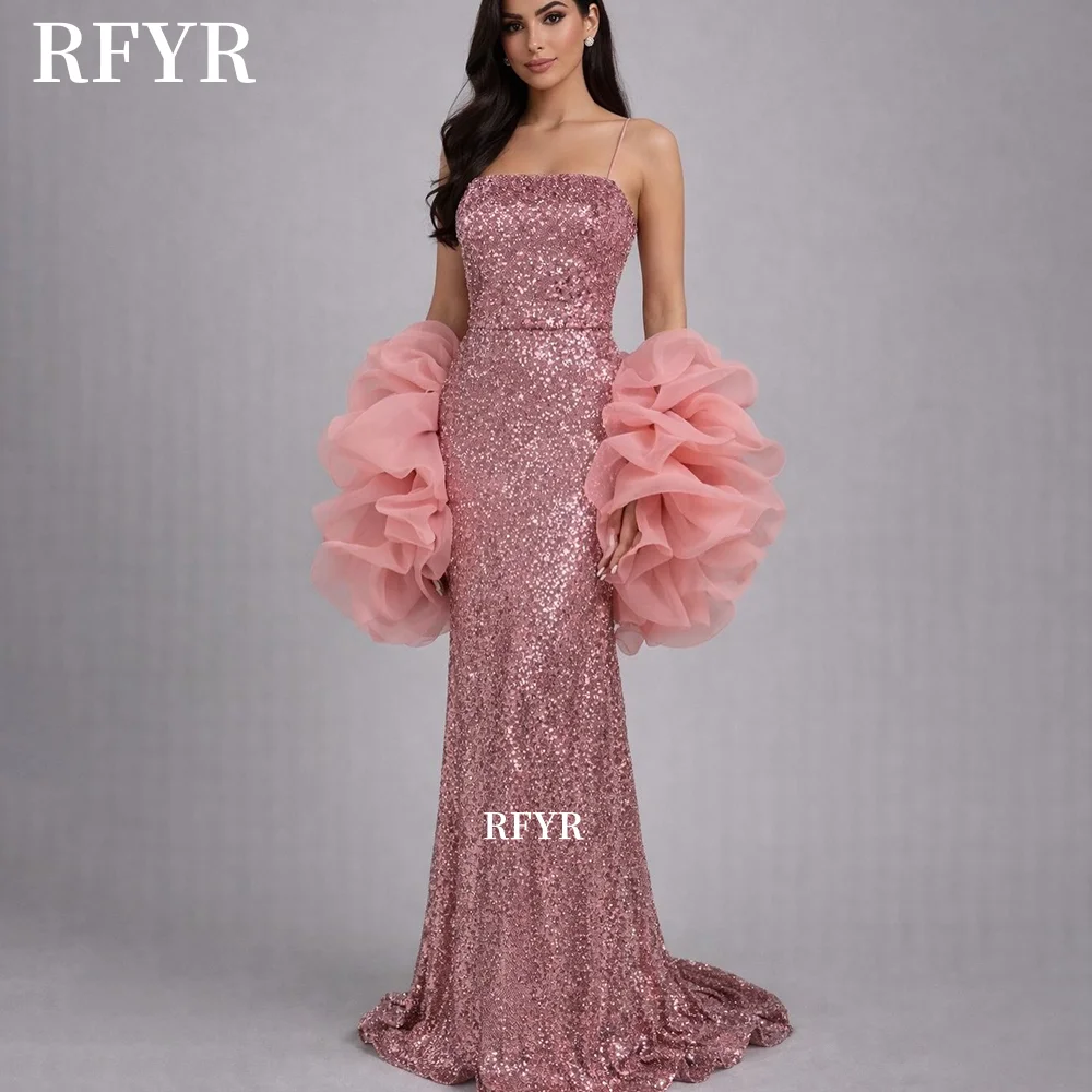 RFYR Glitter Prom Dress with Sequins Off Shoulder Party Dress Luxury Evening Dress for Women Vestidos De Fiesta Customized
RFYR Glitter Prom Dress with Sequins Off Shoulder Party Dress Luxury Evening Dress for Women Vestidos De Fiesta Customized