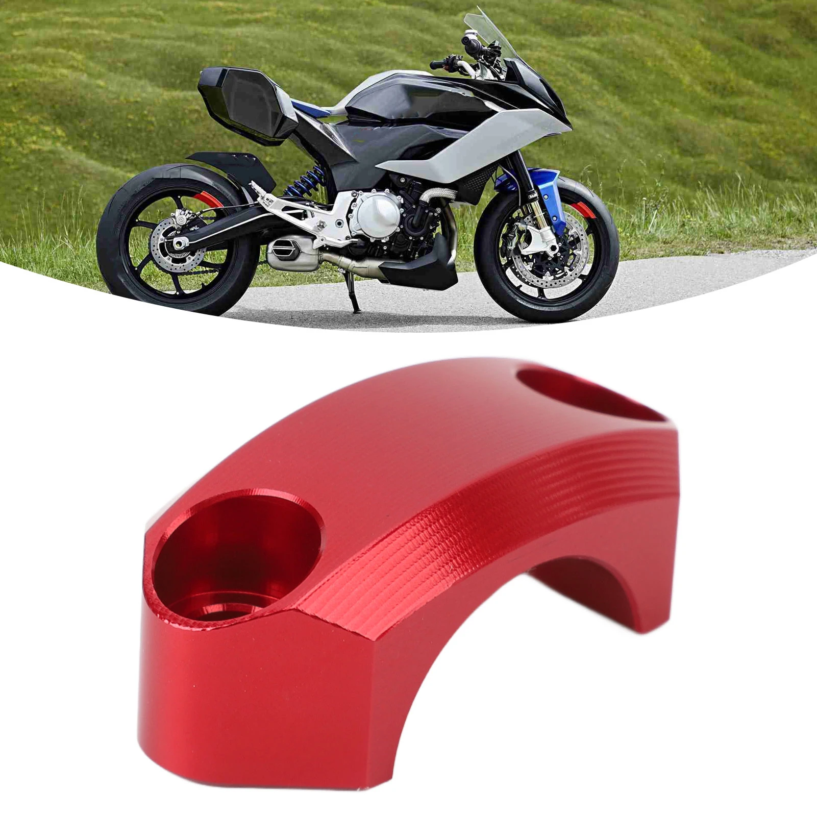 Motorcycle Handlebar Riser Clamp CNC Aluminum Alloy Enhance Stability Stabilizing Handle Grip Fastener for F900XR F900R S1000XR
Motorcycle Handlebar Riser Clamp CNC Aluminum Alloy Enhance Stability Stabilizing Handle Grip Fastener for F900XR F900R S1000XR