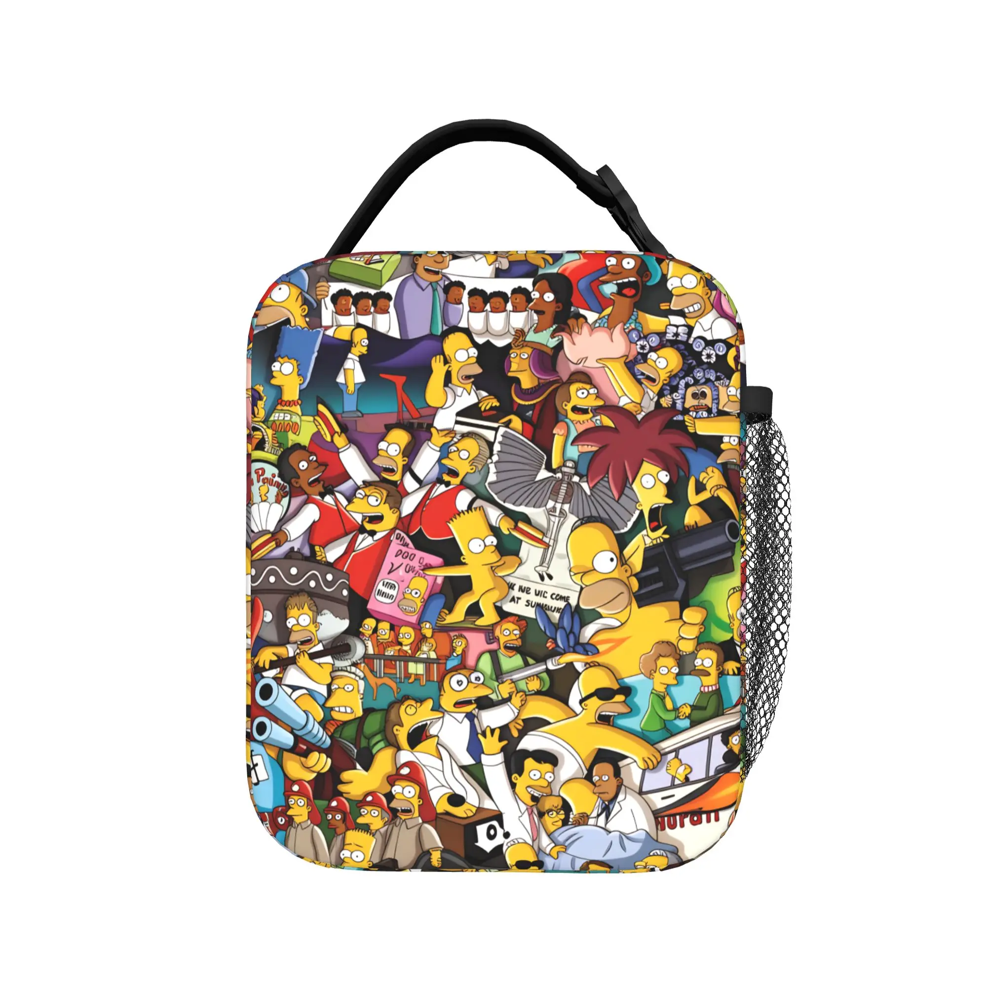 Сумка для обеда с персонажами мультфильма S-Simpsons, портативная сумка-тоут для офиса, сумки для еды унисекс, сумка-холодильник с графическим рисунком из Оксфорда
Сумка для обеда с персонажами мультфильма S-Simpsons, портативная сумка-тоут для офиса, сумки для еды унисекс, сумка-холодильник с графическим рисунком из Оксфорда