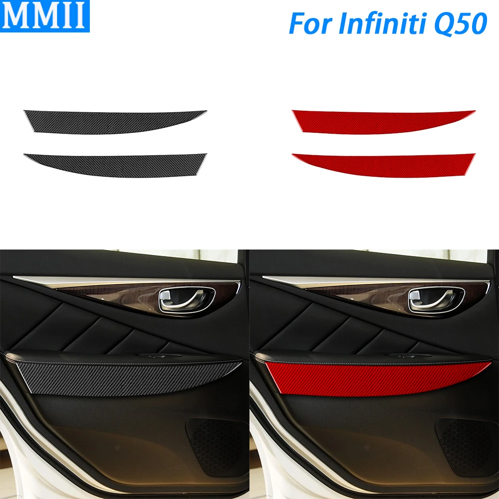 For Infiniti Q50 2014-2020 Carbon Fiber Rear Door Armrest Panel Cover Decorative Car Interior Decoration Accessories Sticker
For Infiniti Q50 2014-2020 Carbon Fiber Rear Door Armrest Panel Cover Decorative Car Interior Decoration Accessories Sticker