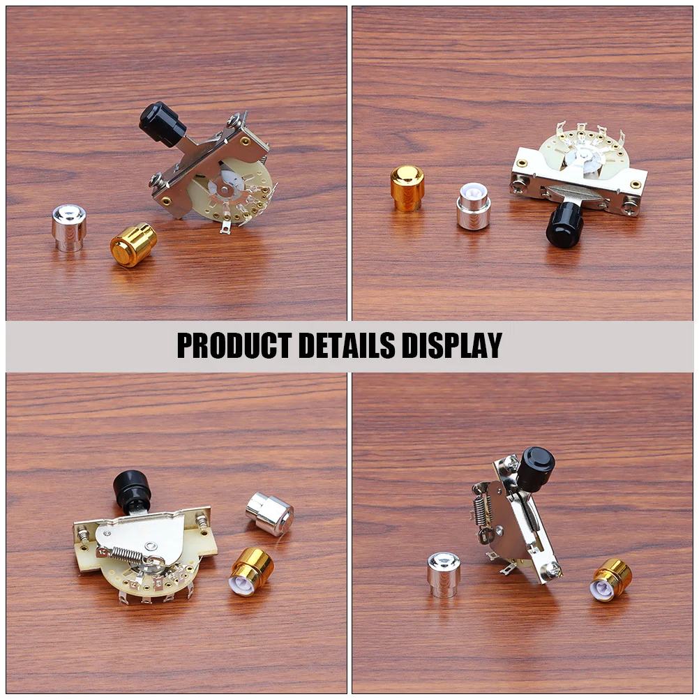 1 set 1 Set Guitar 5 Way Pickup Selector Toggle Replacement Metal Electric Guitar Accessory 3 Caps For Quick Switching Tool Part
1 set 1 Set Guitar 5 Way Pickup Selector Toggle Replacement Metal Electric Guitar Accessory 3 Caps For Quick Switching Tool Part