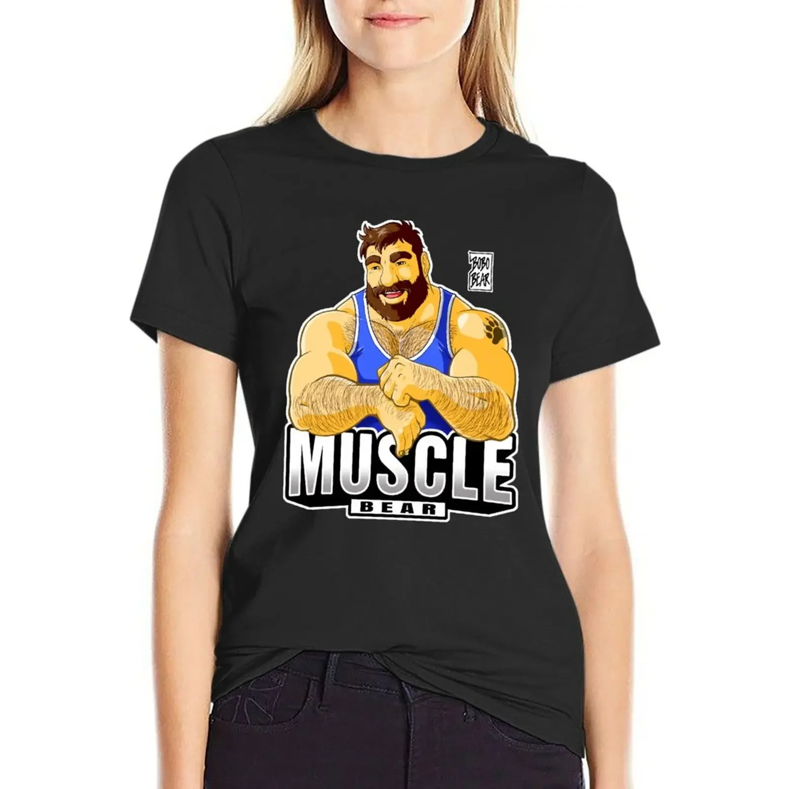 MUSCLE BEAR - футболка BLUE OUTFIT, забавная эстетичная одежда с графикой, женские летние блузки 20л.
MUSCLE BEAR - футболка BLUE OUTFIT, забавная эстетичная одежда с графикой, женские летние блузки 20л.