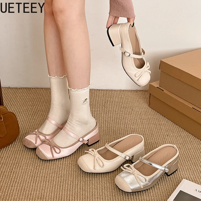 2025 Spring Slip On Women Mules Mary Jane Shoes Fashion Square Toe Butterfly-knot Slides Casual Street Style Low Heel Shoes
2025 Spring Slip On Women Mules Mary Jane Shoes Fashion Square Toe Butterfly-knot Slides Casual Street Style Low Heel Shoes