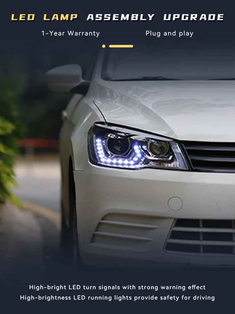 Headlight For Volkswagen VW Jetta 2013-2016 Head Light Modification New Upgrade LED DRL Front Lamp Signal Automotive Accessories
Headlight For Volkswagen VW Jetta 2013-2016 Head Light Modification New Upgrade LED DRL Front Lamp Signal Automotive Accessories