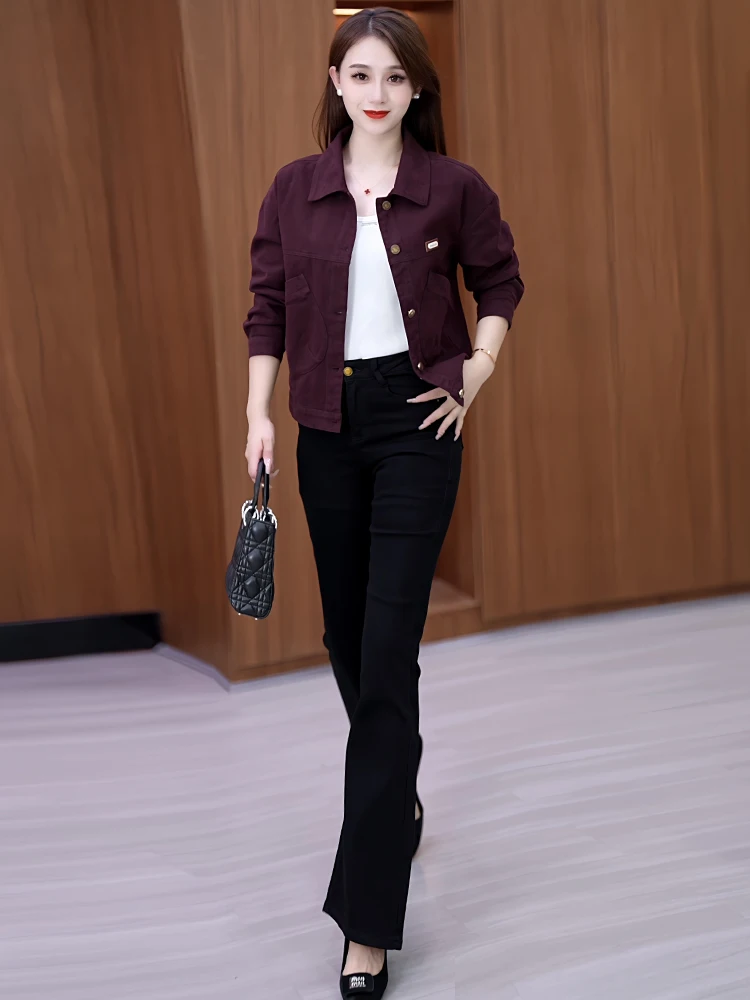 Sli ort Outerwear Women's Jaet Autumn 2025 New Faion Versatile Age-Defng Casual Loose Fit Single Piece Coat
Sli ort Outerwear Women's Jaet Autumn 2025 New Faion Versatile Age-Defng Casual Loose Fit Single Piece Coat