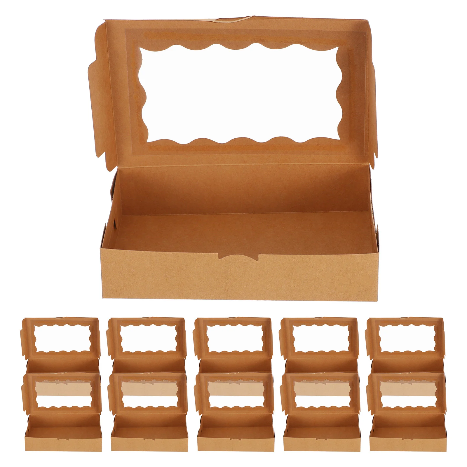 12 Pcs Pastry Packaging Box Candy Boxes Bakery Packing Baked Goods Cookie Container Containers Cake with Window Cookies Biscuit
12 Pcs Pastry Packaging Box Candy Boxes Bakery Packing Baked Goods Cookie Container Containers Cake with Window Cookies Biscuit
