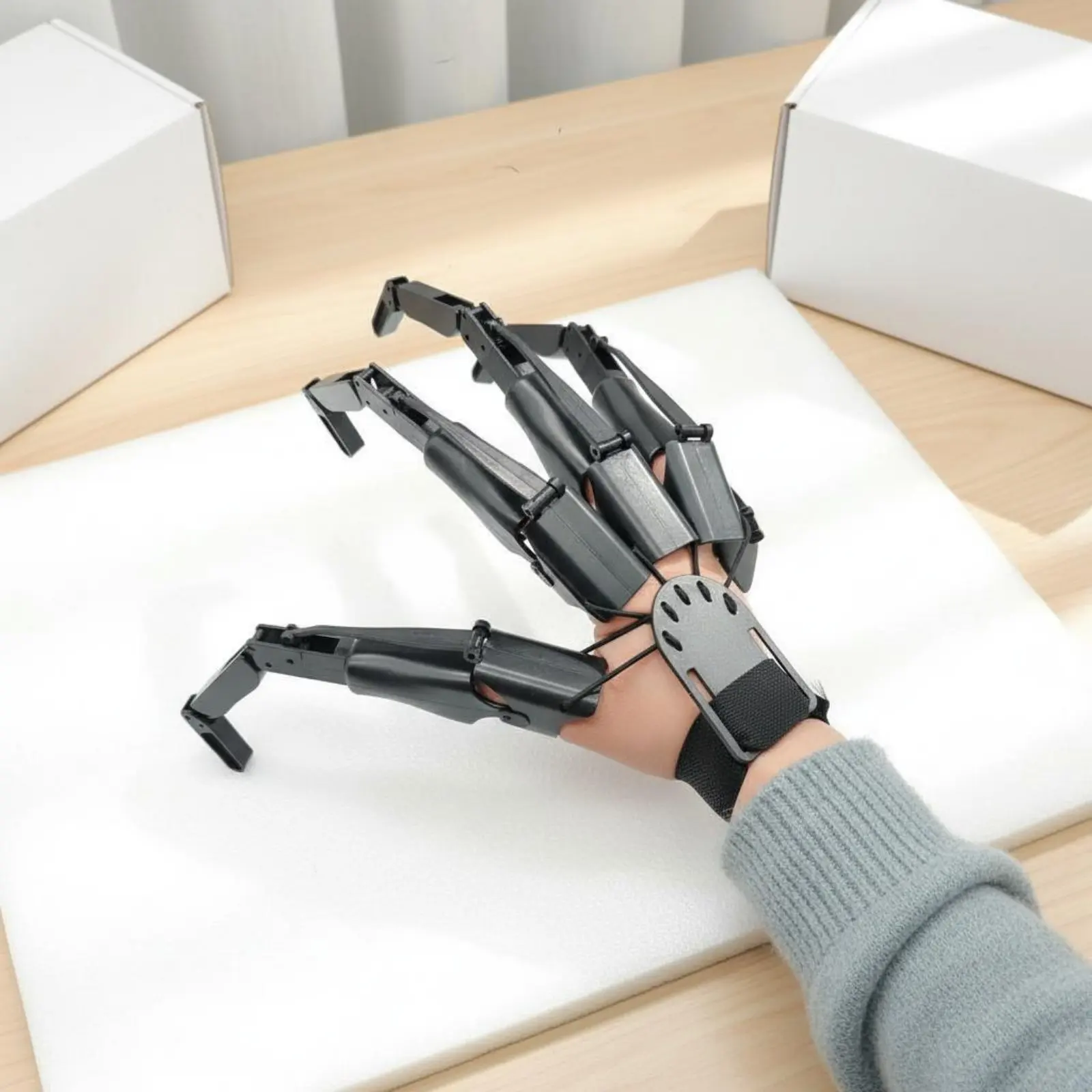 Articulated Finger Claws Realistic Movement Flexible Joint Finger Props Mechanical Skeleton Hands Easy to Wear Costume Gloves
Articulated Finger Claws Realistic Movement Flexible Joint Finger Props Mechanical Skeleton Hands Easy to Wear Costume Gloves