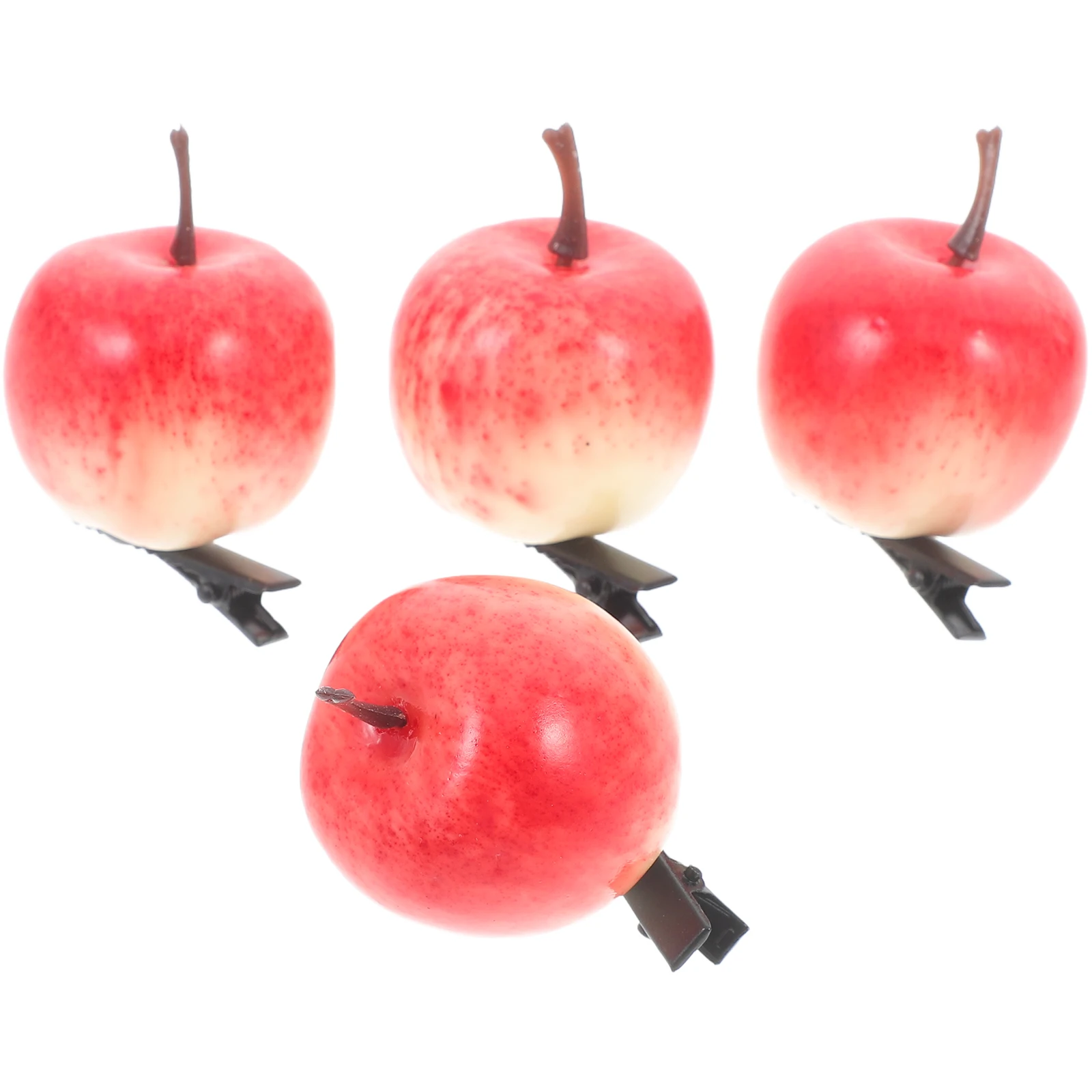 4Pcs Simulated Apple Hair Clips Girls Lightweight Fruit Accessories Parties Weddings Daily Use Fruits Barrette Stylish
4Pcs Simulated Apple Hair Clips Girls Lightweight Fruit Accessories Parties Weddings Daily Use Fruits Barrette Stylish