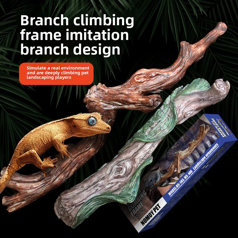 NOMOY Rainforest Habitat Decor - Solid Resin Driftwood & Climbing Trees for Reptile Terrarium Branches for Lizards/Geckos/Snakes
NOMOY Rainforest Habitat Decor - Solid Resin Driftwood & Climbing Trees for Reptile Terrarium Branches for Lizards/Geckos/Snakes