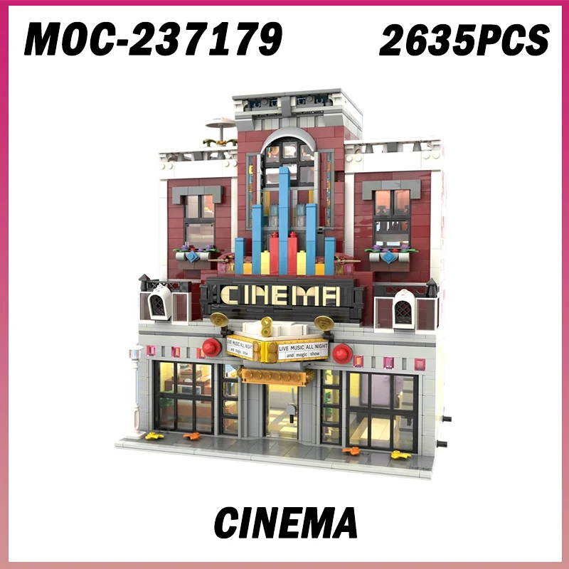 2635 шт. MOC-237179 модель кино архитектуры, серия Street View, строительные блоки, кирпичная сборка, игрушка, креативный рождественский подарок для взрослых
2635 шт. MOC-237179 модель кино архитектуры, серия Street View, строительные блоки, кирпичная сборка, игрушка, креативный рождественский подарок для взрослых