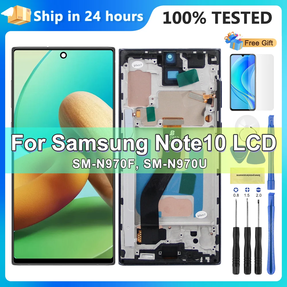 Note 10 For Samsung For Note10 N970F N970U N970W N970N LCD Touch Screen Display Digitizer Assembly Replacement Parts 100% Tested
Note 10 For Samsung For Note10 N970F N970U N970W N970N LCD Touch Screen Display Digitizer Assembly Replacement Parts 100% Tested