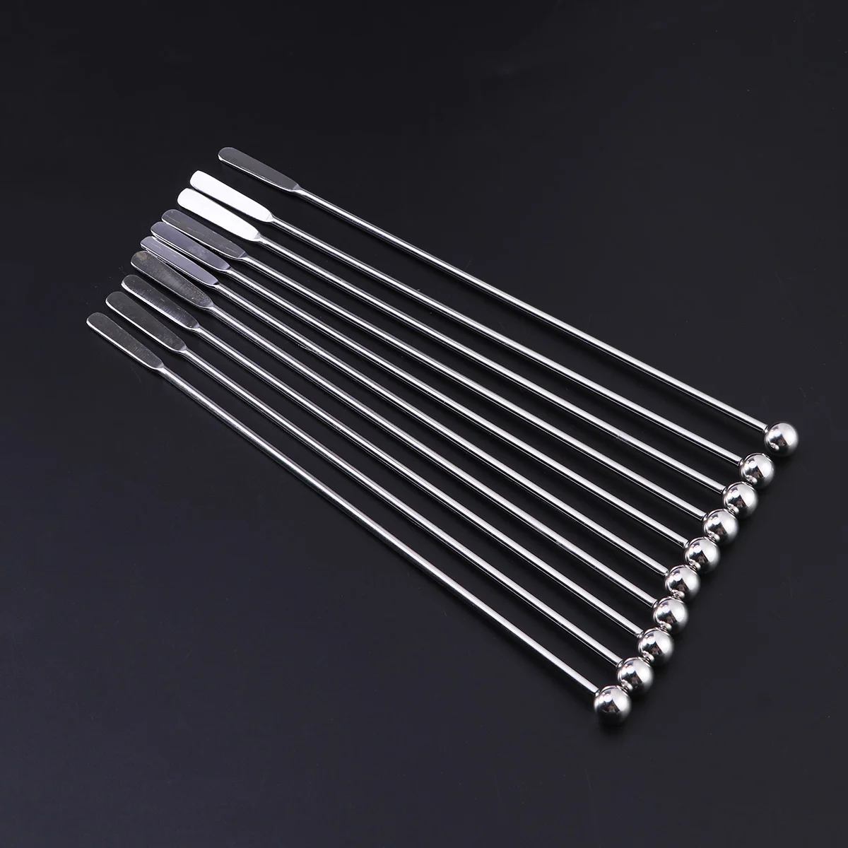 10 Pcs Stirrers Swizzle Sticks Stainless Steel Colorful Drink Decoration Decorative Accessories
10 Pcs Stirrers Swizzle Sticks Stainless Steel Colorful Drink Decoration Decorative Accessories