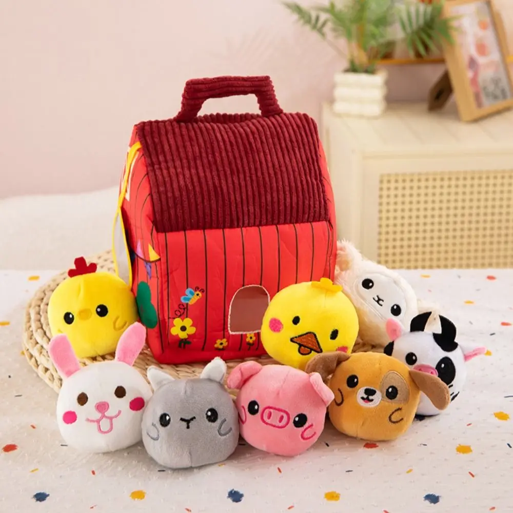 PP Cotton Simulated Baby Plush Animals Toy with Sound Montessori Farm Animals House Set Collection Handmade
PP Cotton Simulated Baby Plush Animals Toy with Sound Montessori Farm Animals House Set Collection Handmade
