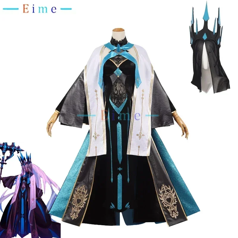 Game FGO Winter Queen Morgan le Fay Cosplay Costume Fancy Party Dress With Crown Halloween Carnival Uniforms Custom Made
Game FGO Winter Queen Morgan le Fay Cosplay Costume Fancy Party Dress With Crown Halloween Carnival Uniforms Custom Made
