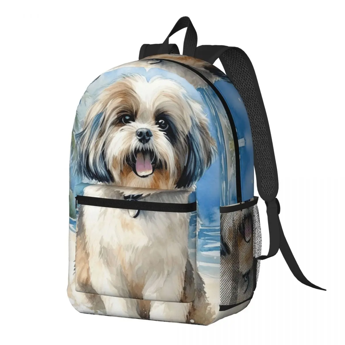 Shih Tzu On The Beach Backpack Daypack Large Capacity Children BookBag School Bag Shoulder Bags for Men Women
Shih Tzu On The Beach Backpack Daypack Large Capacity Children BookBag School Bag Shoulder Bags for Men Women