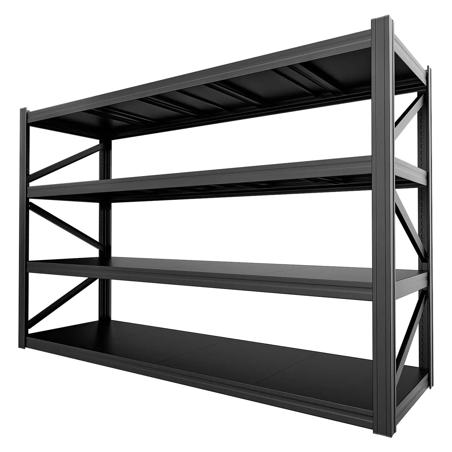 4-Tier 71 "W × 24 "D × 71" H Garage Shelving 8000LBS Storage Shelves Heavy Duty Metal Shelf Unit Adjustable, Customized
4-Tier 71 "W × 24 "D × 71" H Garage Shelving 8000LBS Storage Shelves Heavy Duty Metal Shelf Unit Adjustable, Customized