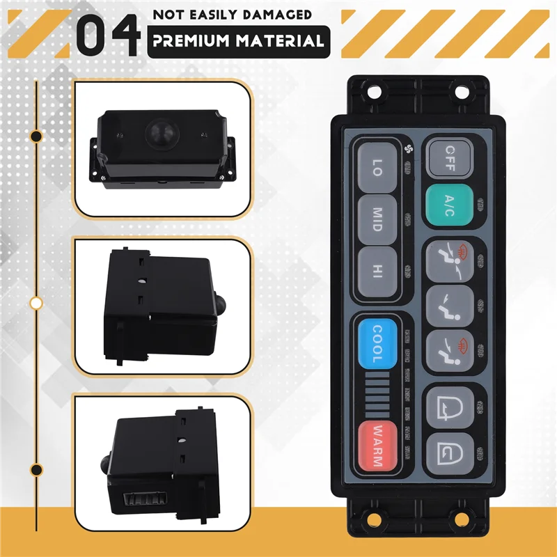 A85E-24V 543-00049 Air Conditioner Control Panel Air Conditioner Controller For Doosan Daewoo DH225-5 DH220-5 S220-V S225-V
A85E-24V 543-00049 Air Conditioner Control Panel Air Conditioner Controller For Doosan Daewoo DH225-5 DH220-5 S220-V S225-V