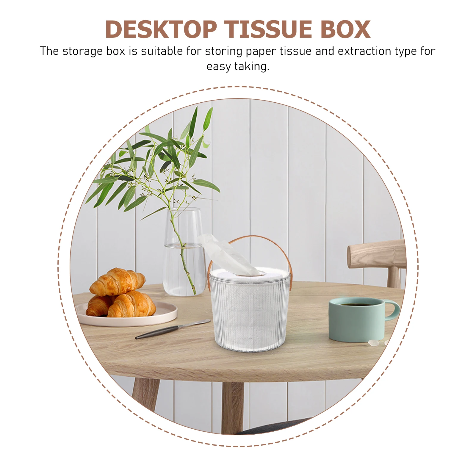 Tissue Storage Box 3-Slot Paper Organizer Cylindrical Design With Cover For Living Room Dining Table Coffee Table Napkin
Tissue Storage Box 3-Slot Paper Organizer Cylindrical Design With Cover For Living Room Dining Table Coffee Table Napkin