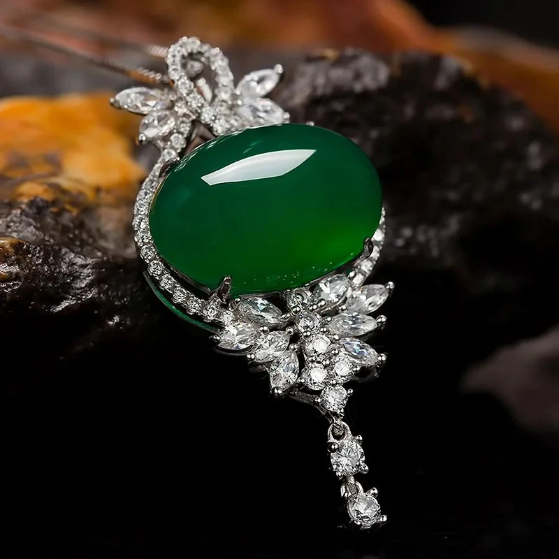 YISON Vintage Agate Diamond Pendant Real 925 Silver Charm Wedding Pendants Necklace for Women Party Choker Jewelry Gift
YISON Vintage Agate Diamond Pendant Real 925 Silver Charm Wedding Pendants Necklace for Women Party Choker Jewelry Gift