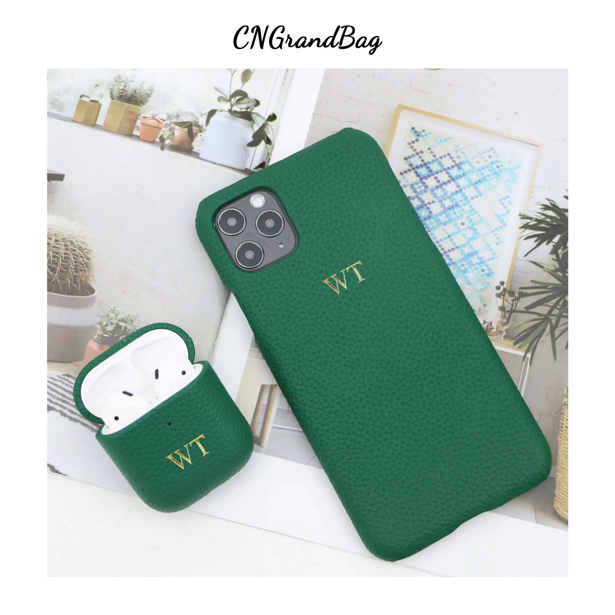 Customized Genuine Leather Case Set For Airpods 1 2 pro and for Iphone 15 14 Pro Max Protective Leather Cover for Mobile/Airpods
Customized Genuine Leather Case Set For Airpods 1 2 pro and for Iphone 15 14 Pro Max Protective Leather Cover for Mobile/Airpods
