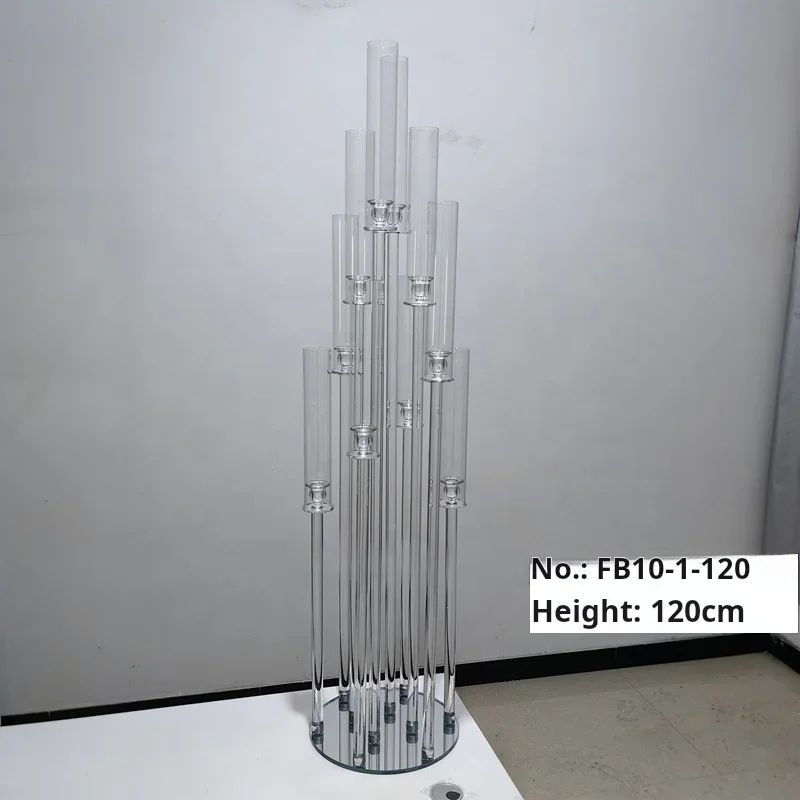 【Best-selling】5/8/10 arm holder transparent glass candle holder for wedding center decoration table
【Best-selling】5/8/10 arm holder transparent glass candle holder for wedding center decoration table