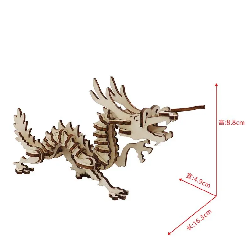 OUZEY Oriental Zodiac Menagerie, 3D Wooden Puzzle Set, Traditional Chinese Animal Assembly Kit
OUZEY Oriental Zodiac Menagerie, 3D Wooden Puzzle Set, Traditional Chinese Animal Assembly Kit