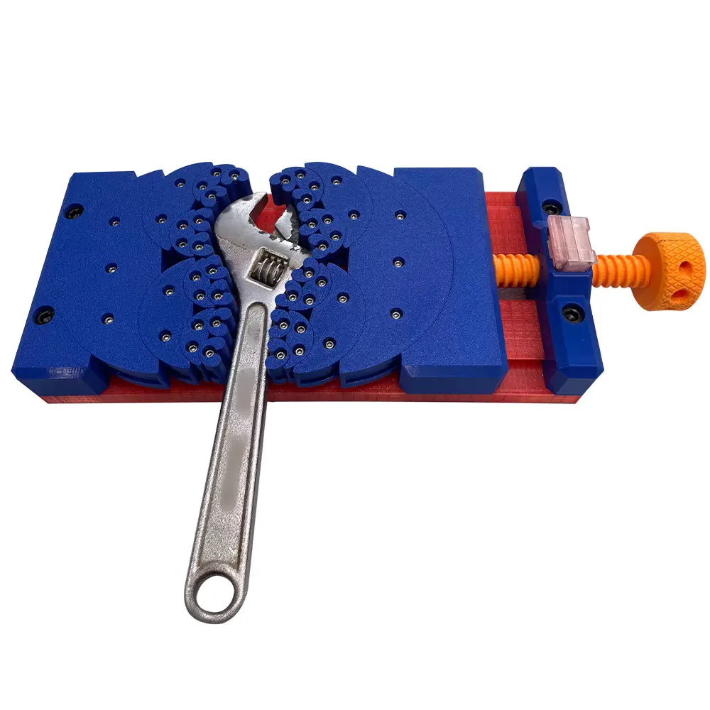 Fractal Bench Vise 3D Printed Handmade Clamp – Multi-Functional Universal Flat Jaw Clamp for Any-Shape Gripping DIY Tool
Fractal Bench Vise 3D Printed Handmade Clamp – Multi-Functional Universal Flat Jaw Clamp for Any-Shape Gripping DIY Tool