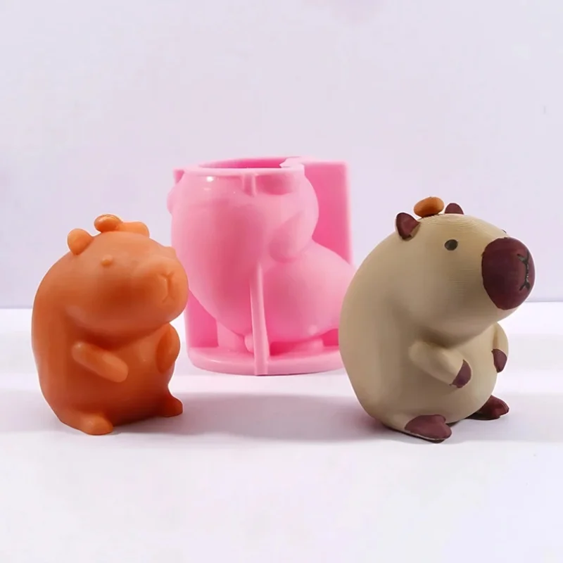 Capybara Aroma Candle Mould Baking Cake Jelly Mould Plaster Mould Ornament Kneading Silicone Mould Home Decoration DIY Mould
Capybara Aroma Candle Mould Baking Cake Jelly Mould Plaster Mould Ornament Kneading Silicone Mould Home Decoration DIY Mould