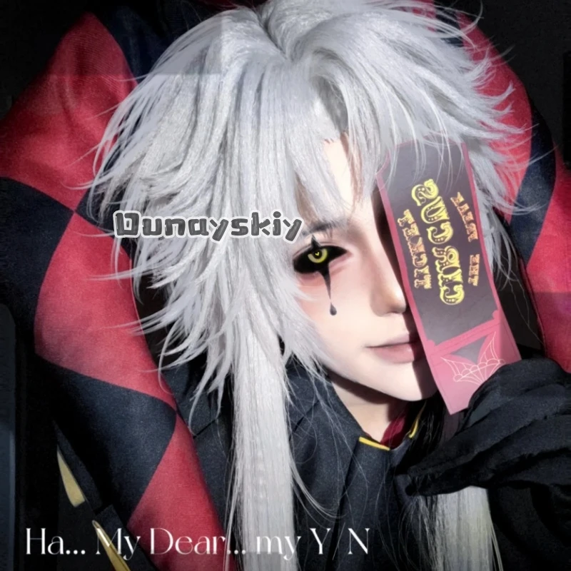Circus Jester Cosplay Wig Hair Widows Peak Messy Top Anime Costume Men Women Pierrot Cosplay Heat Resistant Wig Halloween
Circus Jester Cosplay Wig Hair Widows Peak Messy Top Anime Costume Men Women Pierrot Cosplay Heat Resistant Wig Halloween