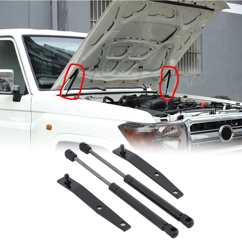 For Toyota Land Cruiser LC70/LC76/LC75/LC78/LC79 carbon steel black car engine cover hydraulic rod slow down rod lift lifter
For Toyota Land Cruiser LC70/LC76/LC75/LC78/LC79 carbon steel black car engine cover hydraulic rod slow down rod lift lifter