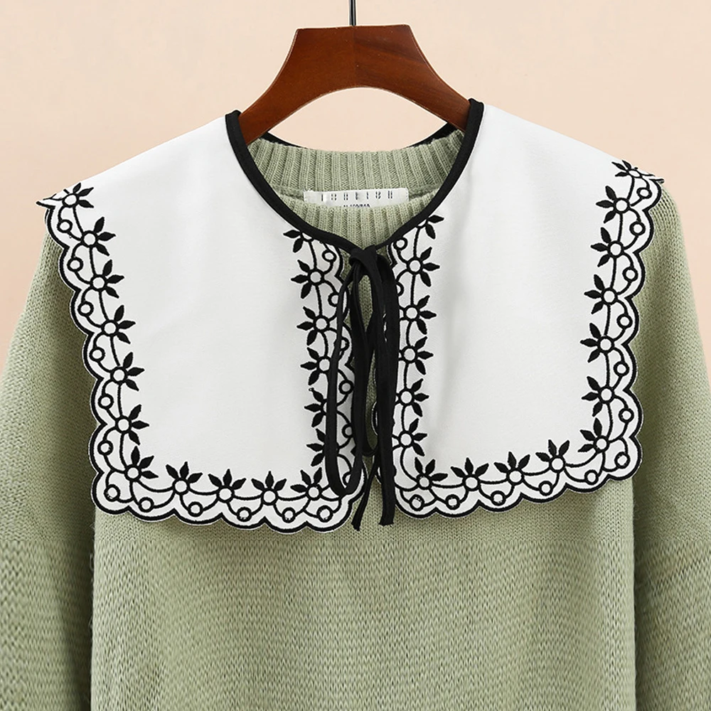 Harajuku Navy Fake Collar Lace-up Women Detachable Collars Japanese Korea Style Navy Sailor Collar False Collar Shawl Wrap Scarf
Harajuku Navy Fake Collar Lace-up Women Detachable Collars Japanese Korea Style Navy Sailor Collar False Collar Shawl Wrap Scarf