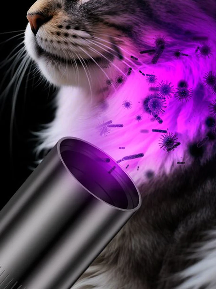 395nm UV Flashlight 200mAh TYPE-C charging Ultra-violet Torch Waterproof UV Lamp for Pet Urine Stain Gem and Money Detector
395nm UV Flashlight 200mAh TYPE-C charging Ultra-violet Torch Waterproof UV Lamp for Pet Urine Stain Gem and Money Detector