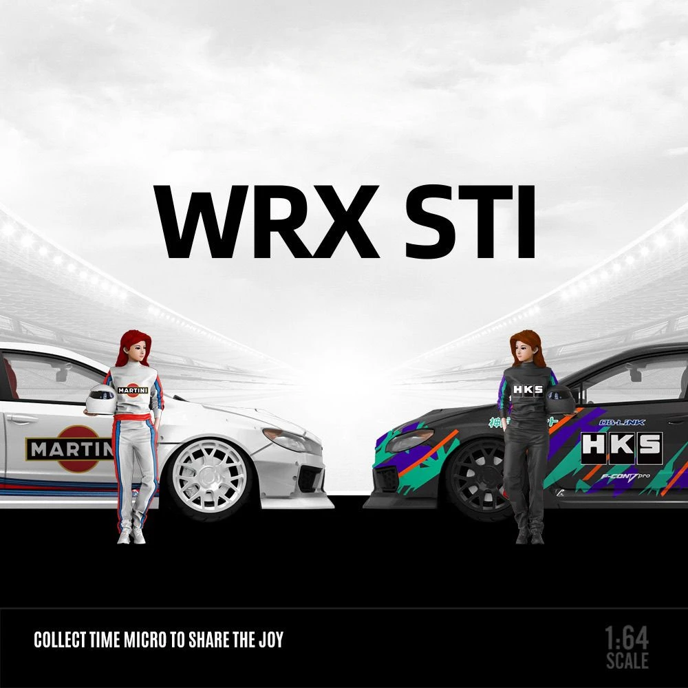 Time 1:64 Subaru Impreza WRX-STI HKS and Martini Simulation Alloy Car Models
Time 1:64 Subaru Impreza WRX-STI HKS and Martini Simulation Alloy Car Models