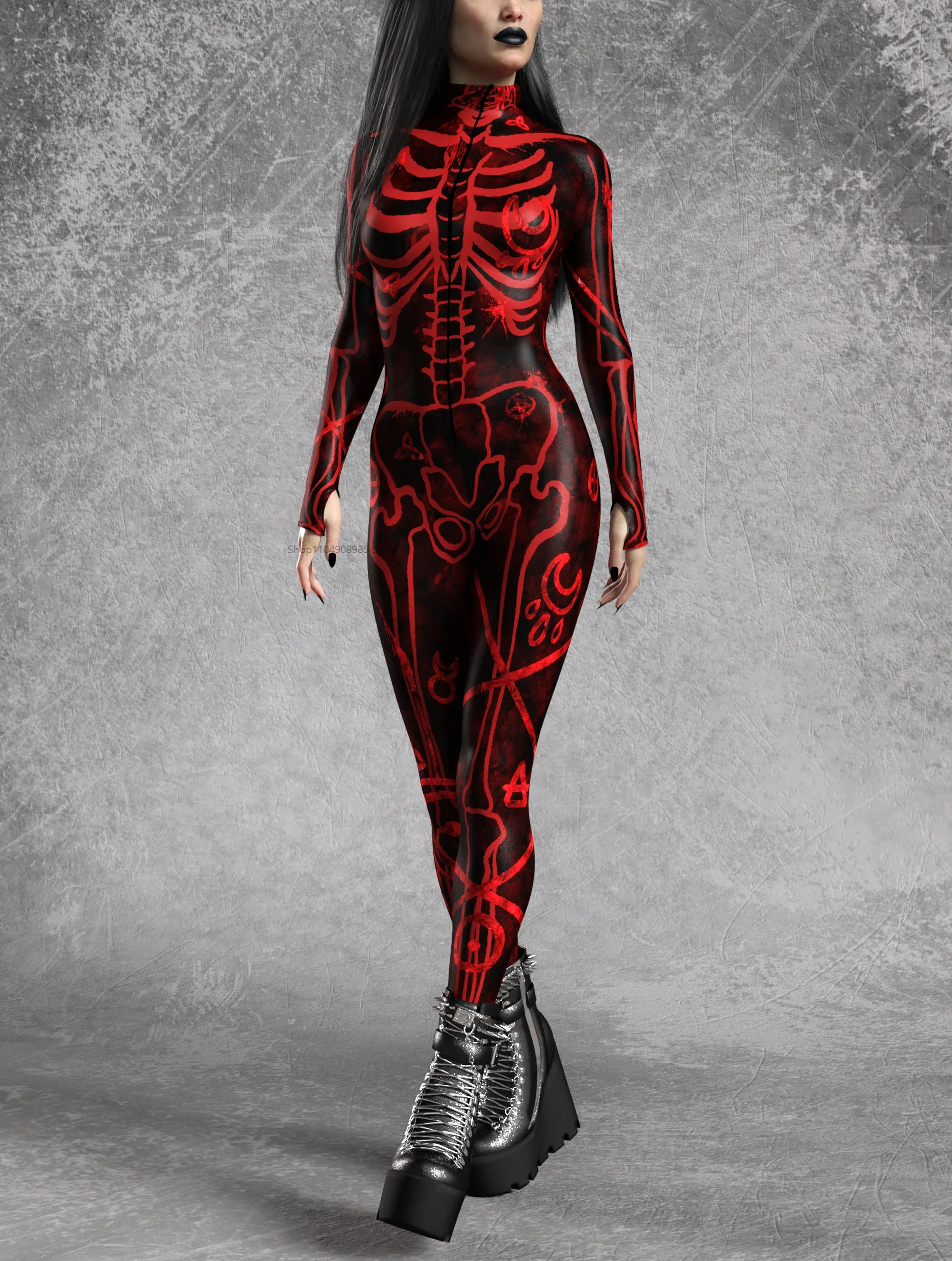 Women Skeleton Jumpsuit Multicolour Printing Holiday Party Wear Onesie Cosplay Costume Elastic Bodysuits Rompers 2025
Women Skeleton Jumpsuit Multicolour Printing Holiday Party Wear Onesie Cosplay Costume Elastic Bodysuits Rompers 2025