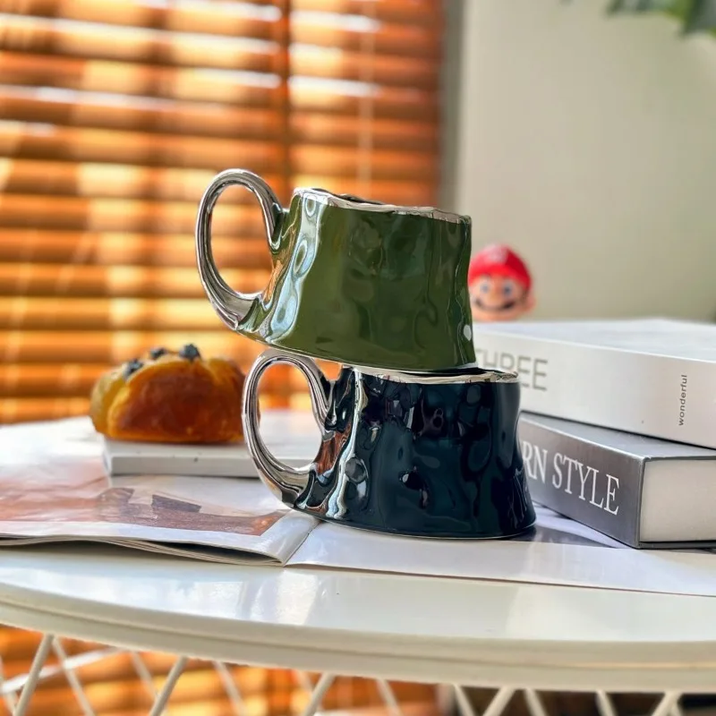 Creative Volcano Shaped Electroplated Ceramic Mug, Home Office Ceramic Coffee Milk Breakfast Cup, Afternoon Tea Couple Mug
Creative Volcano Shaped Electroplated Ceramic Mug, Home Office Ceramic Coffee Milk Breakfast Cup, Afternoon Tea Couple Mug