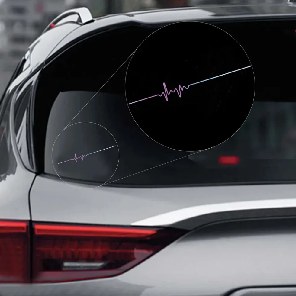 1pc Car Body Water Proof Styling Decoration Decals Sticker Car Windows Universal ECG Strip Stickers Auto Exterior Accessories
1pc Car Body Water Proof Styling Decoration Decals Sticker Car Windows Universal ECG Strip Stickers Auto Exterior Accessories