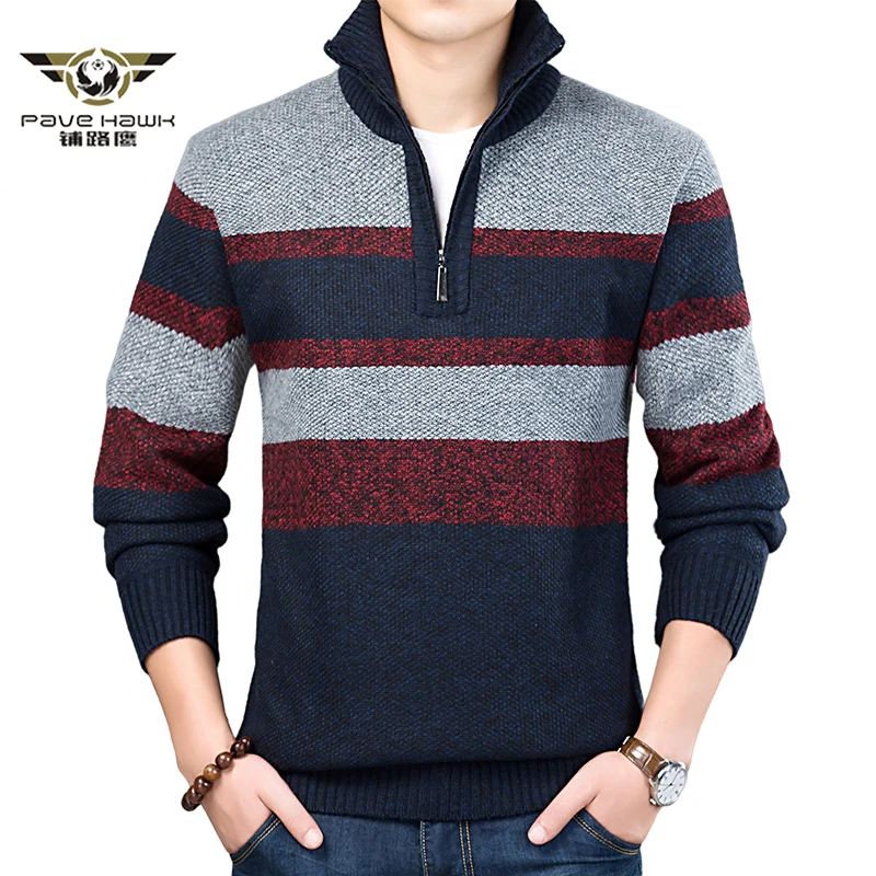 Men's Winter Thick Knitted Pullover Solid Long Sleeve Turtleneck Sweatercoat Male Autumn Half Zipper Warm Fleece Jumper Clothing
Men's Winter Thick Knitted Pullover Solid Long Sleeve Turtleneck Sweatercoat Male Autumn Half Zipper Warm Fleece Jumper Clothing