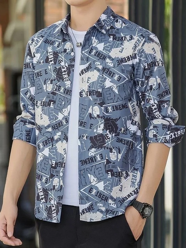 Ultra-Thin Long-Sve Men's irt Outerwear Summer Casual Sle Loose Fit Ice Silk Cool Sun Protection Printed Polyester Fiber
Ultra-Thin Long-Sve Men's irt Outerwear Summer Casual Sle Loose Fit Ice Silk Cool Sun Protection Printed Polyester Fiber