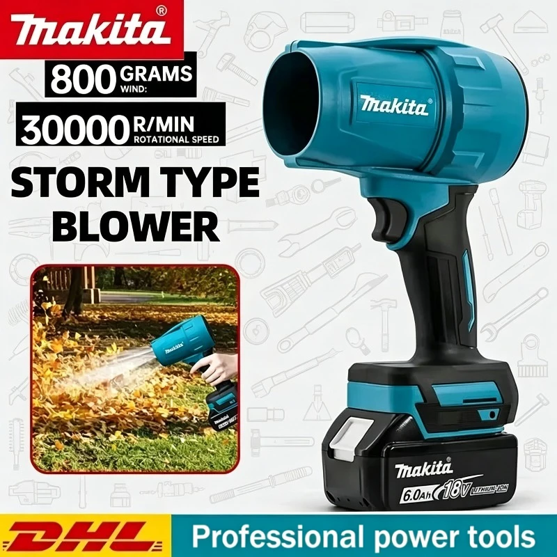 Makita 18V Brushless Turbo Fan Electric Handheld Jet Blower for Snow And Leaf Dust Removal No Battery Included
Makita 18V Brushless Turbo Fan Electric Handheld Jet Blower for Snow And Leaf Dust Removal No Battery Included